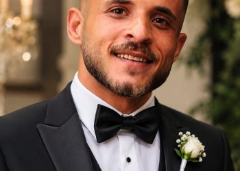 مبارك حفل زفاف ابن العائلة العريس/ قسم محمد
