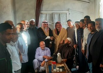 عائلة شراب تستقبل وفدا من عائلة شبير