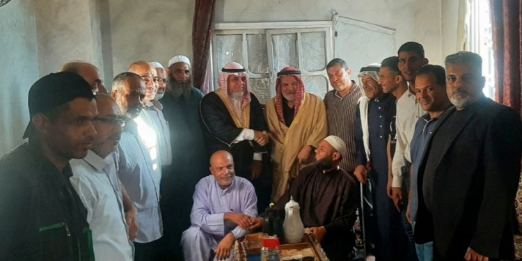 عائلة شراب تستقبل وفدا من عائلة شبير